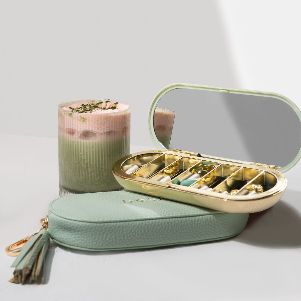 7-Day Pill Compact + Purse