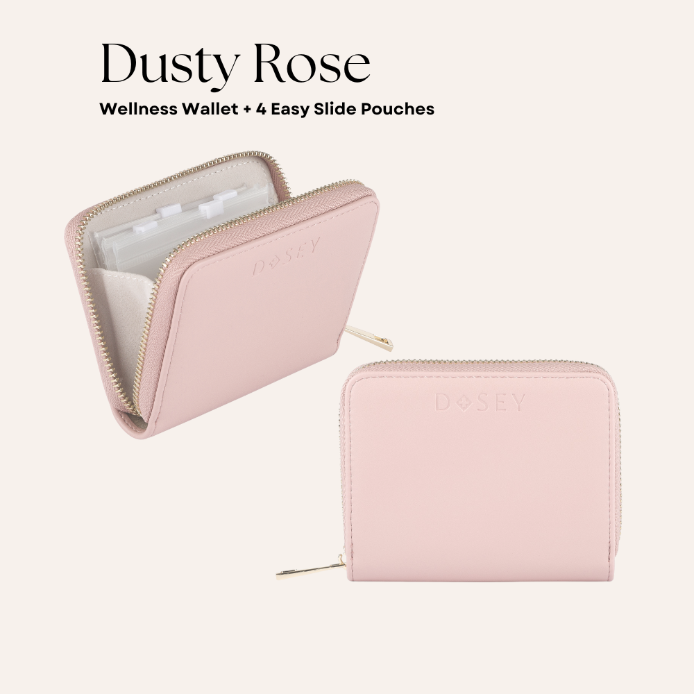 Wellness Wallet Pouches Dusty Rose