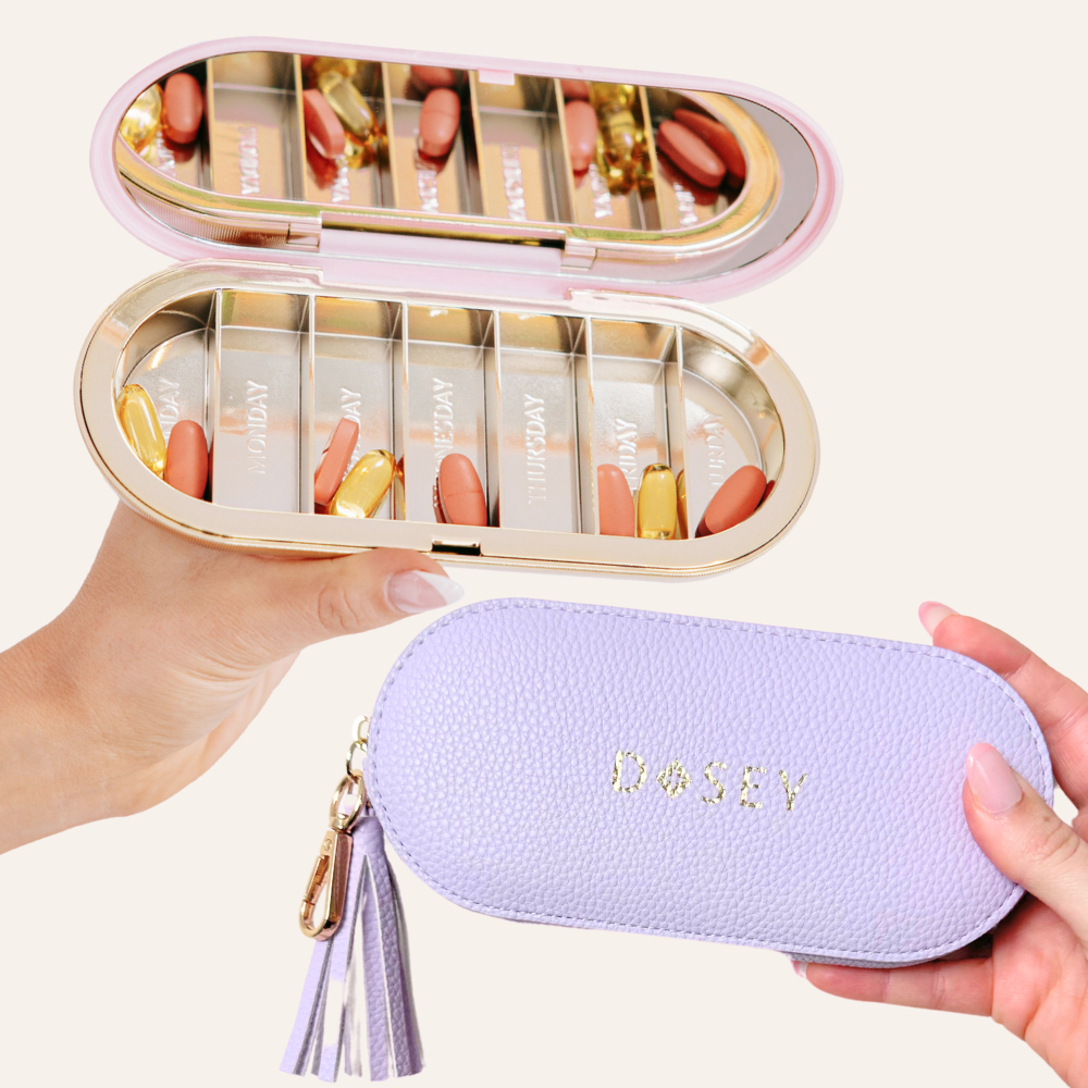 7-Day Pill Compact + Purse