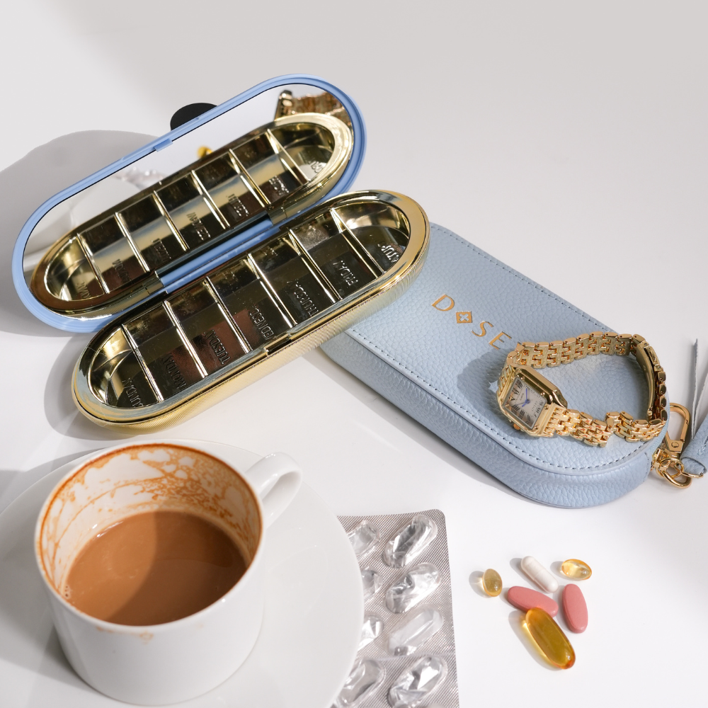 7-Day Pill Compact + Purse