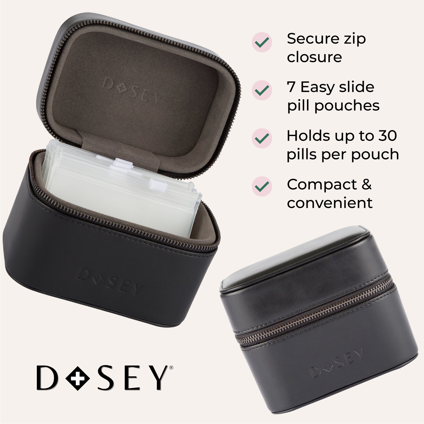 Pill Case + Pouches – Dosey