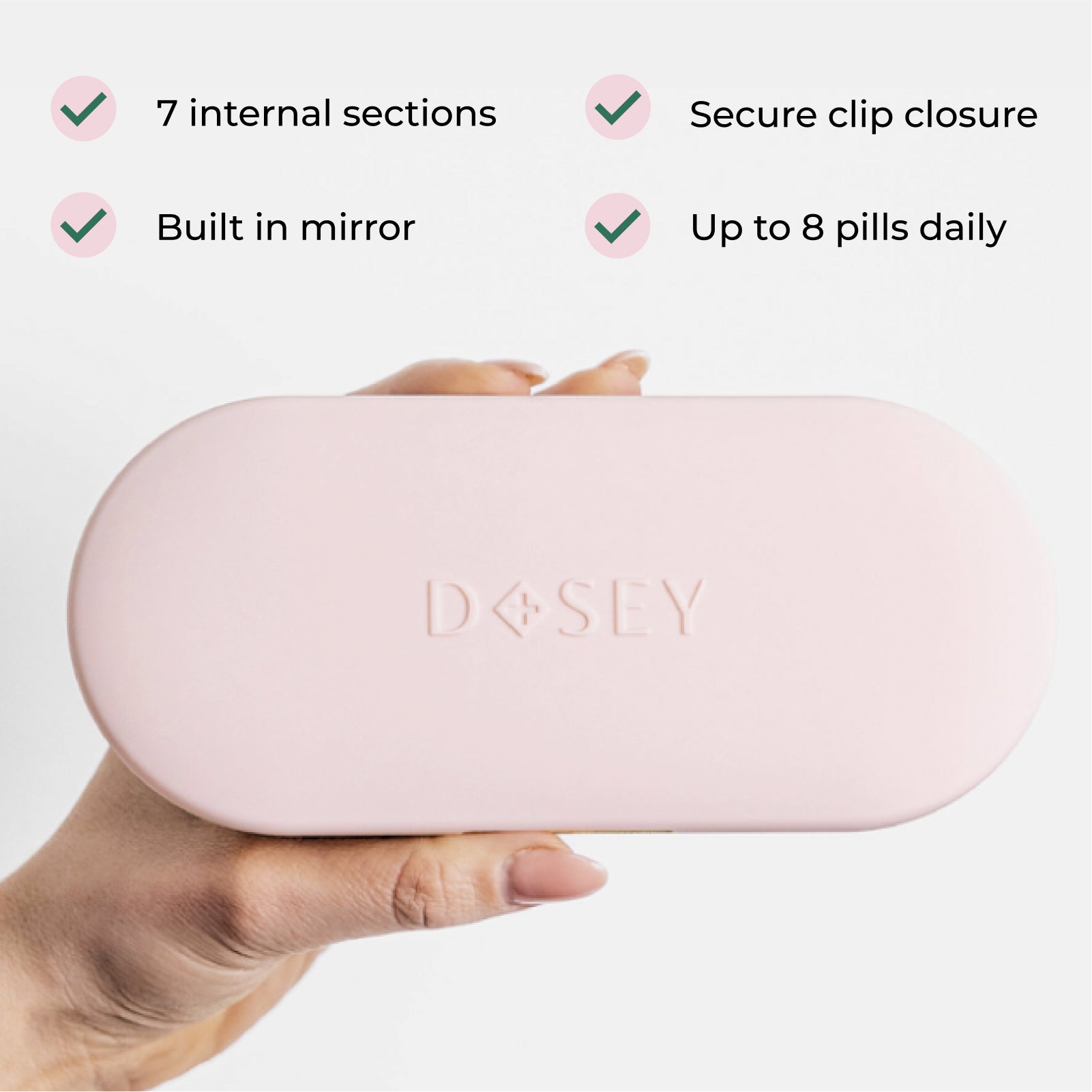 7-Day Pill Compact + Purse