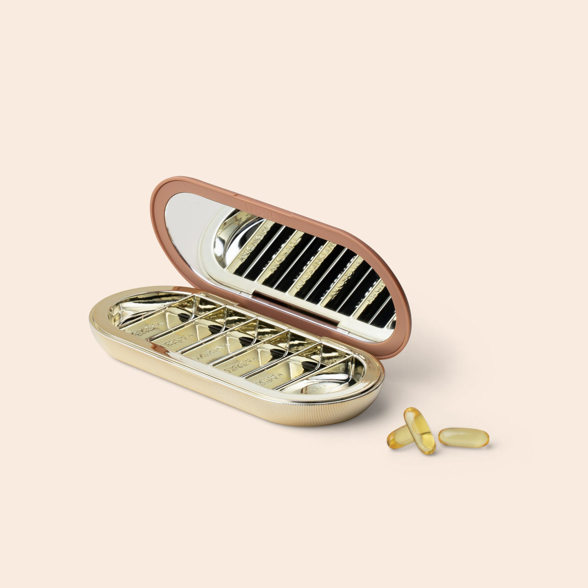 7-Day Pill Compact in Leopard